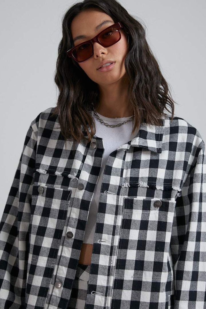 Overtime Unisex Gingham Jacket – Cloth-es