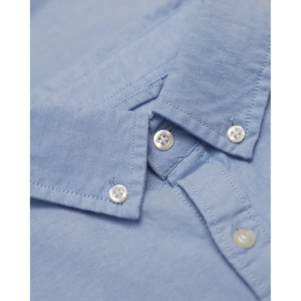 Oxford Shirt Regular Fit Stretch in Lapis Blue