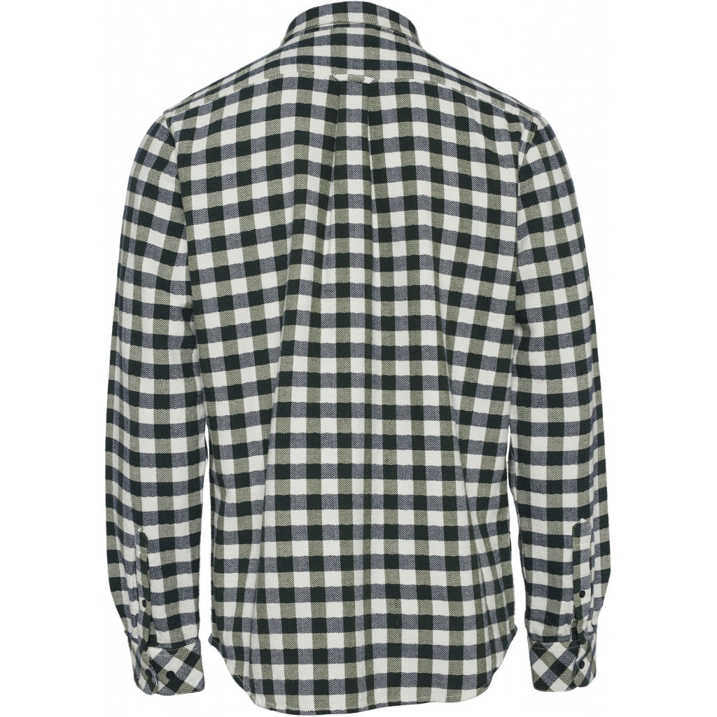 Fishbone Flannel Shirt in Check