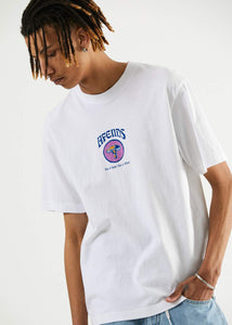 Out of Mind Retro Fit Tee in White