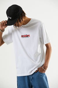 Social Burnout Retro Fit Tee in White