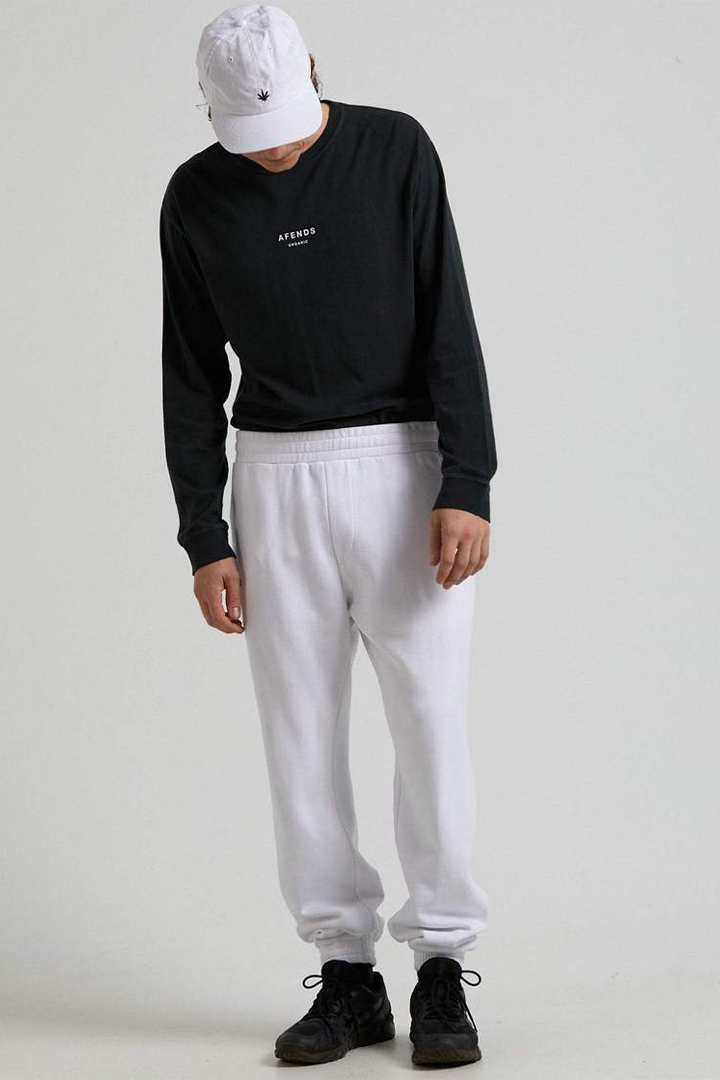 Premium Organic Unisex Sweatpant in White