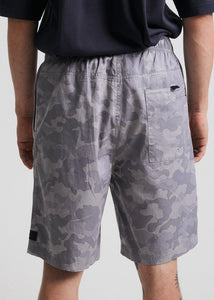 Cadet Ninety Eights Organic Elastic Waist Shorts in Camo