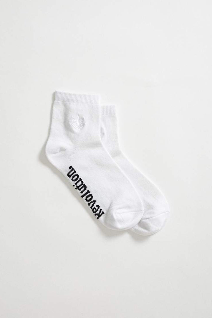 Happy Hemp Womens Socks One Pack in White