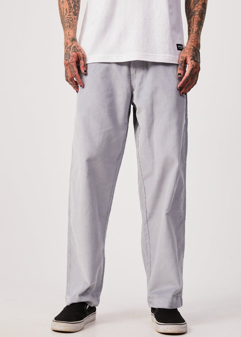 Louie Organic Corduroy Baggy Pants in Grey