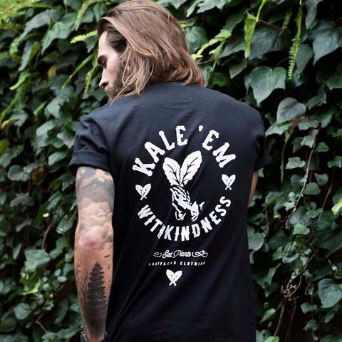 Kale 'Em With Kindness T-shirt in Black