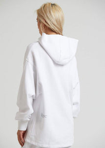 Premium Organic Unisex Pull on Hood in White