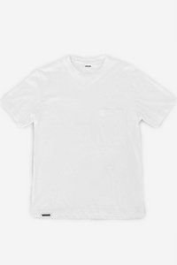 Recycled Pocket T-Shirt in White