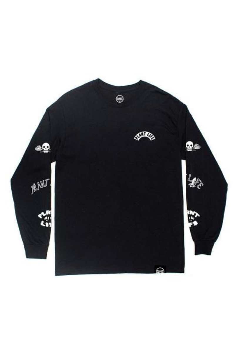 Plant Life Long Sleeve in Black