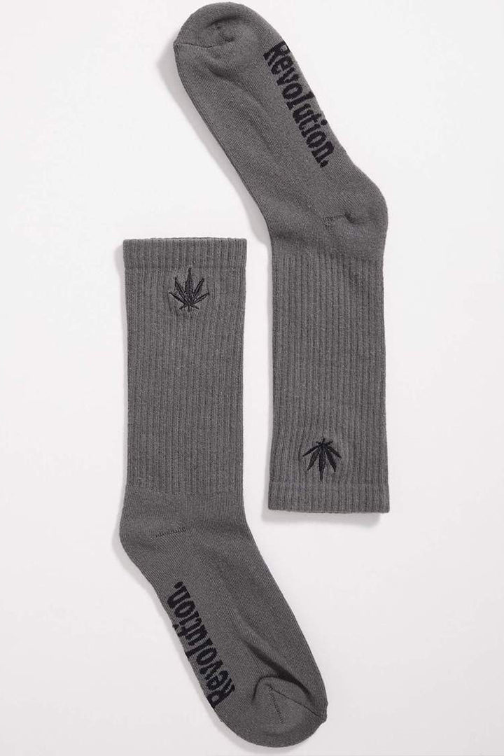 Happy Hemp Socks One Pack in Gunmetal